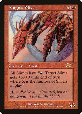 Magma Sliver [Legions] | Arkham Games and Comics