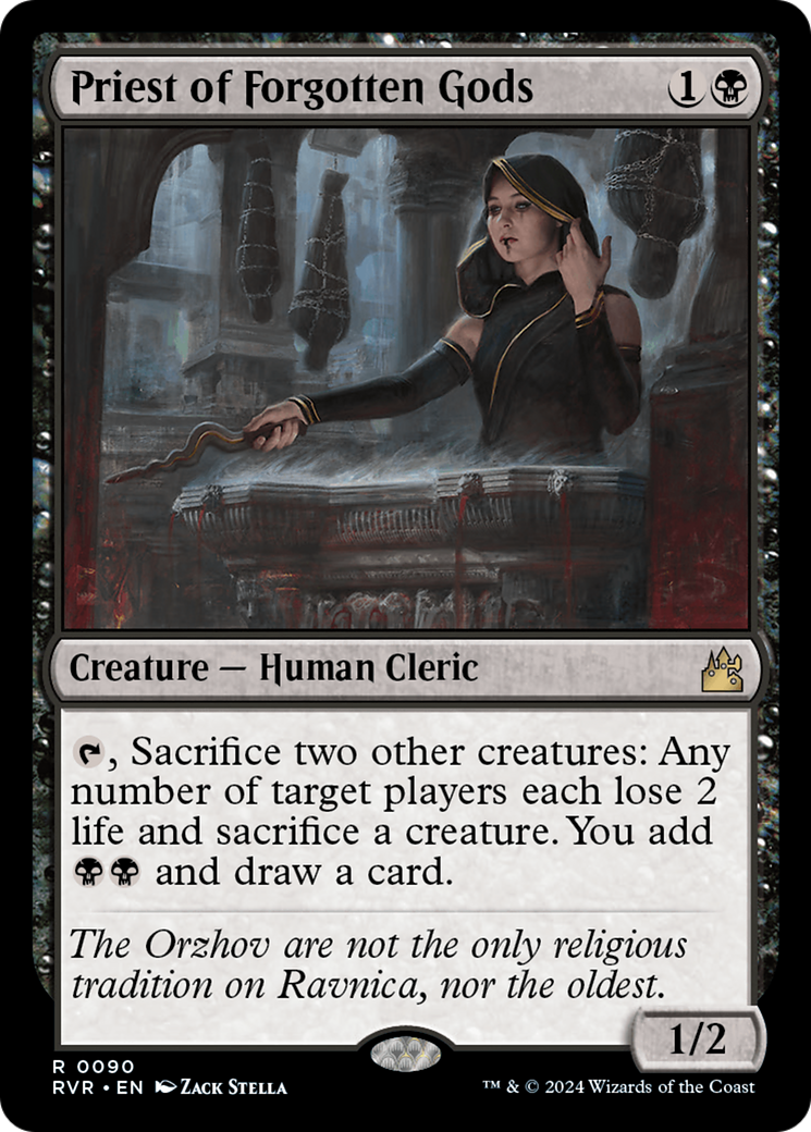 Priest of Forgotten Gods [Ravnica Remastered] | Arkham Games and Comics