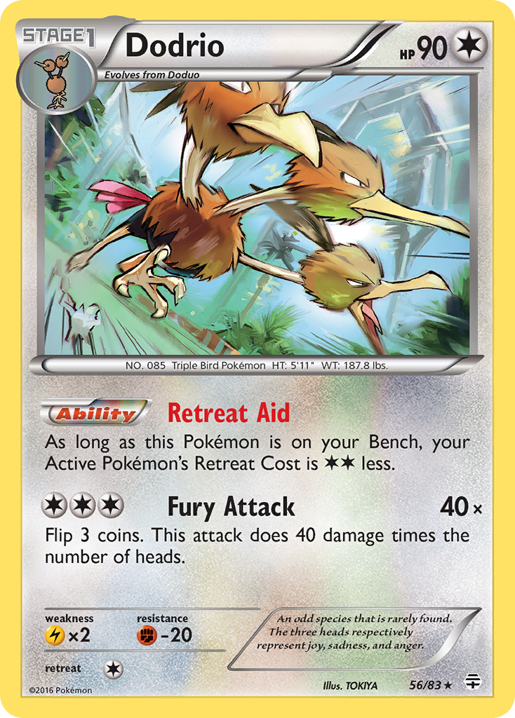 Dodrio (56/83) [XY: Generations] | Arkham Games and Comics