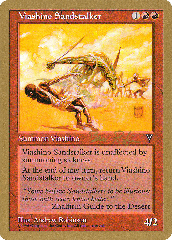 Viashino Sandstalker (Ben Rubin) [World Championship Decks 1998] | Arkham Games and Comics