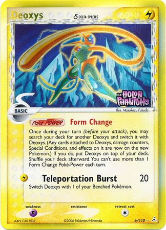 Deoxys (6/110) (Delta Species) (Stamped) [EX: Holon Phantoms] | Arkham Games and Comics