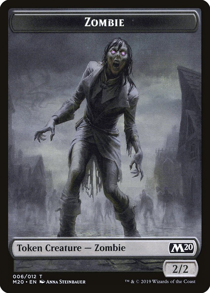 Soldier // Zombie Double-Sided Token [Game Night 2019 Tokens] | Arkham Games and Comics