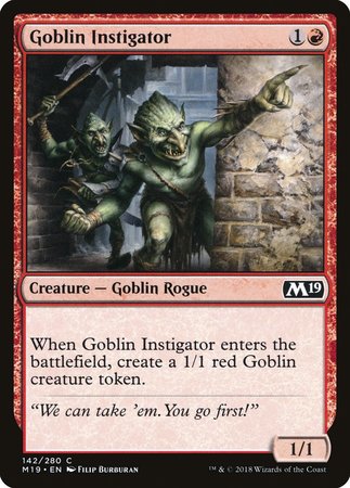 Goblin Instigator [Core Set 2019] | Arkham Games and Comics