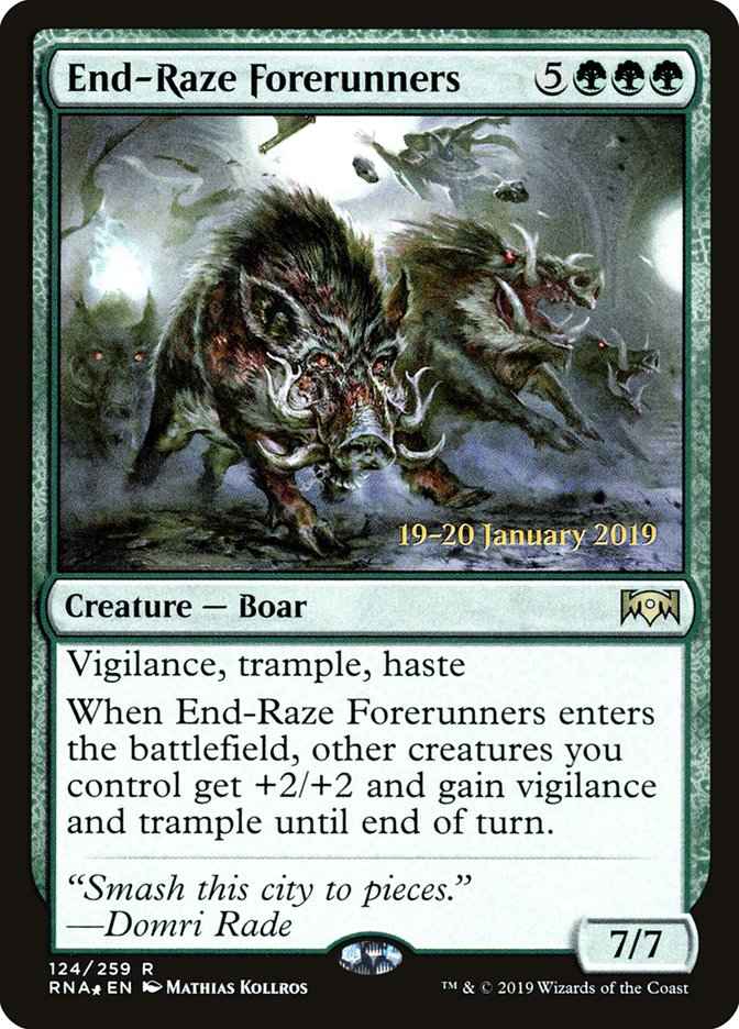 End-Raze Forerunners [Ravnica Allegiance Prerelease Promos] | Arkham Games and Comics