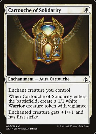 Cartouche of Solidarity [Amonkhet] | Arkham Games and Comics