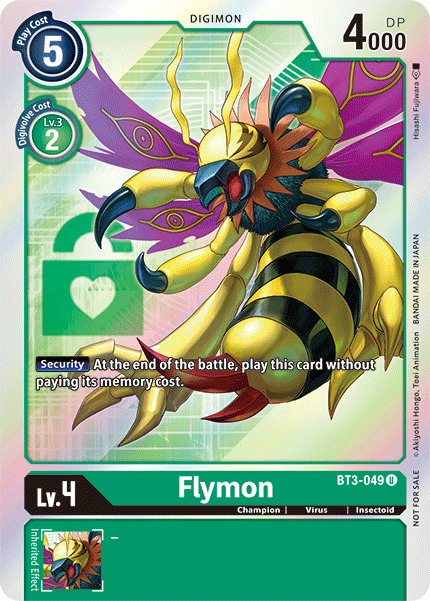 Flymon [BT3-049] (Buy-A-Box Promo) [Release Special Booster Ver.1.5 Promos] | Arkham Games and Comics