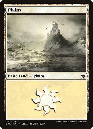 Plains (252) [Dragons of Tarkir] | Arkham Games and Comics