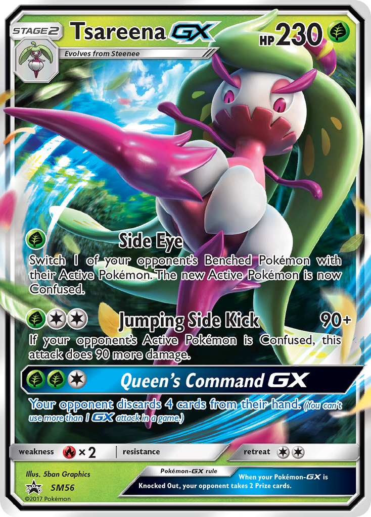 Tsareena GX (SM56) [Sun & Moon: Black Star Promos] | Arkham Games and Comics