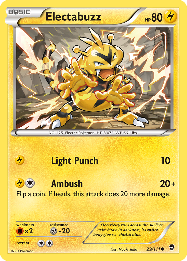 Electabuzz (29/111) [XY: Furious Fists] | Arkham Games and Comics