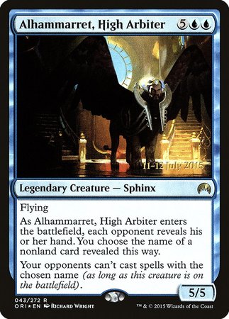 Alhammarret, High Arbiter [Magic Origins Promos] | Arkham Games and Comics