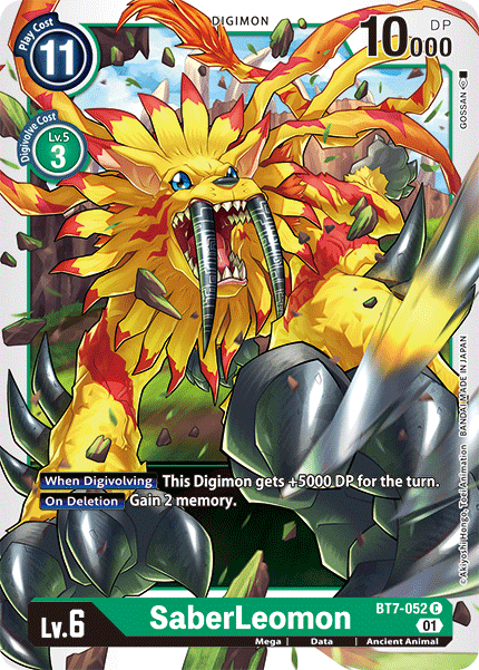 SaberLeomon [BT7-052] [Next Adventure] | Arkham Games and Comics