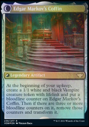 Edgar, Charmed Groom // Edgar Markov's Coffin [Innistrad: Crimson Vow Prerelease Promos] | Arkham Games and Comics