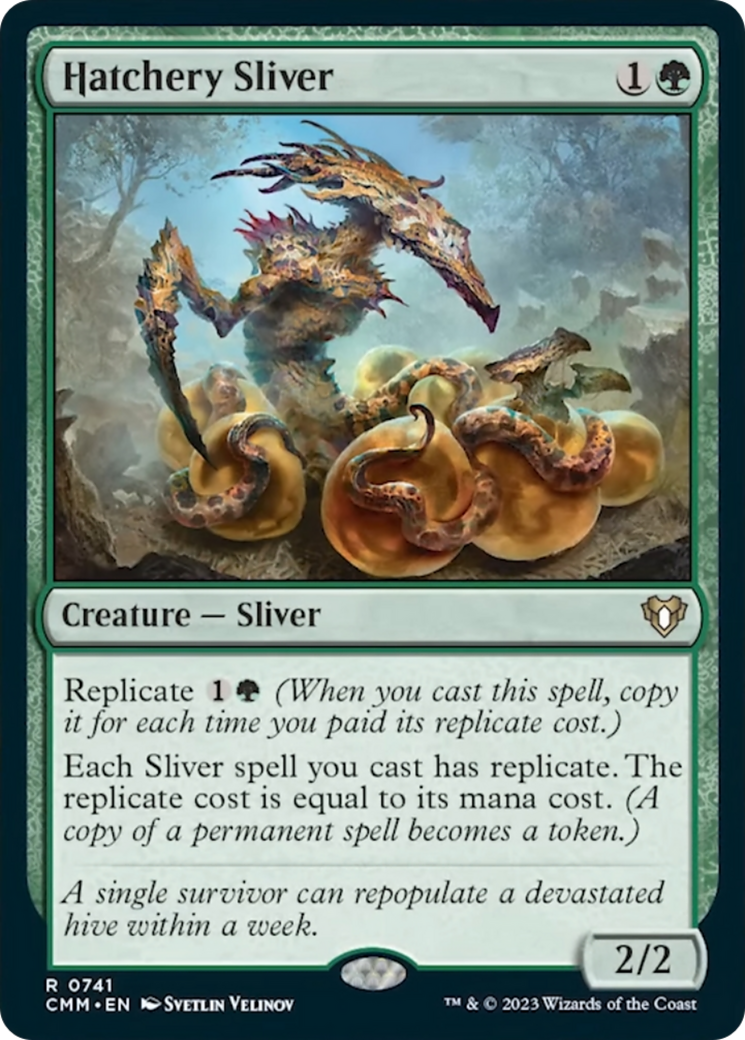 Hatchery Sliver [Commander Masters] | Arkham Games and Comics