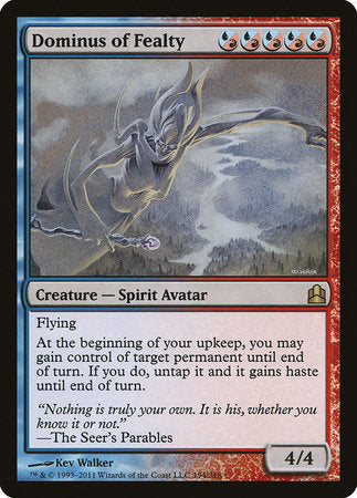 Dominus of Fealty [Commander 2011] | Arkham Games and Comics