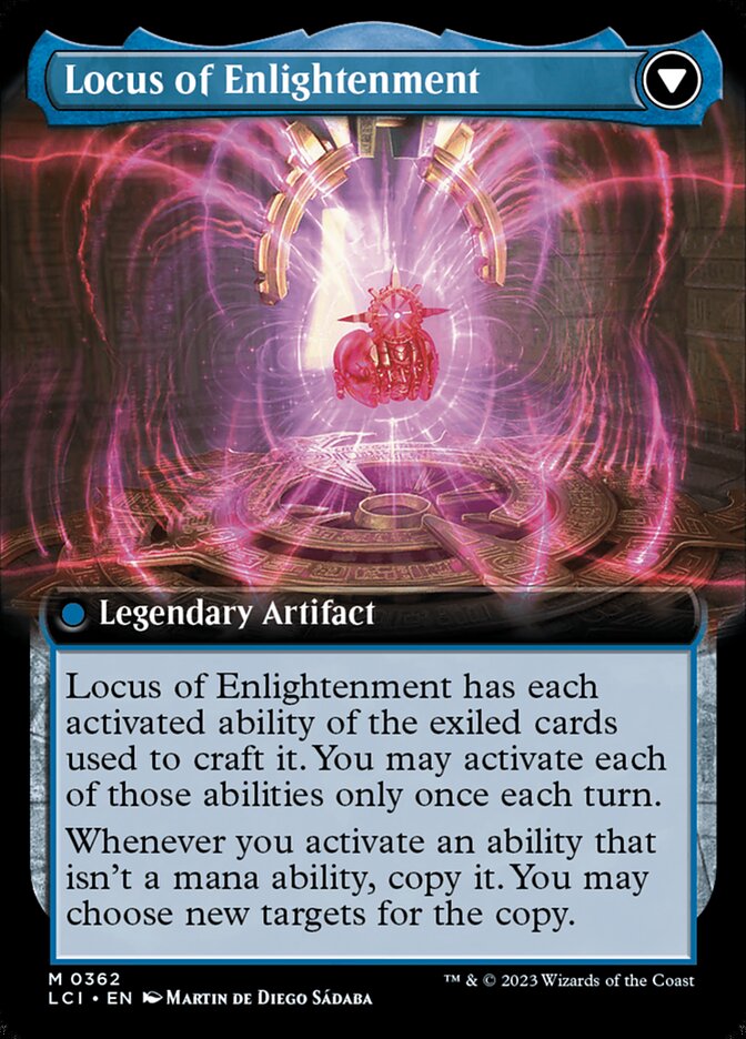 The Enigma Jewel // Locus of Enlightenment (Extended Art) [The Lost Caverns of Ixalan] | Arkham Games and Comics