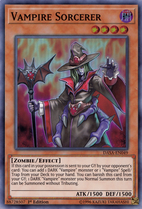 Vampire Sorcerer [DASA-EN049] Super Rare | Arkham Games and Comics