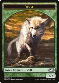 Wolf Token [Prerelease Cards] | Arkham Games and Comics