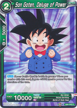 Son Goten, Deluge of Power (DB1-042) [Dragon Brawl] | Arkham Games and Comics