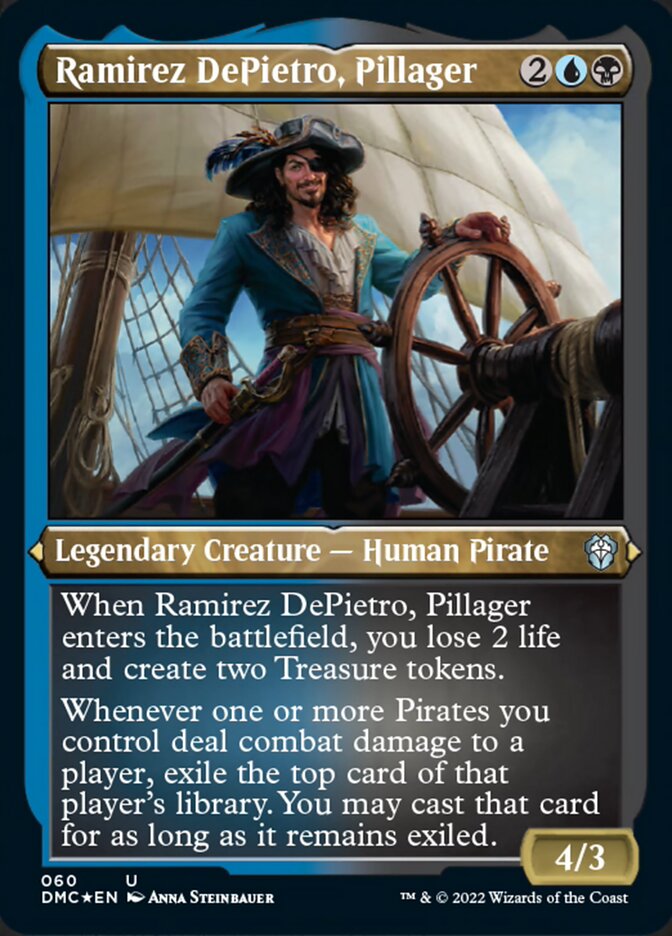 Ramirez DePietro, Pillager (Foil Etched) [Dominaria United Commander] | Arkham Games and Comics