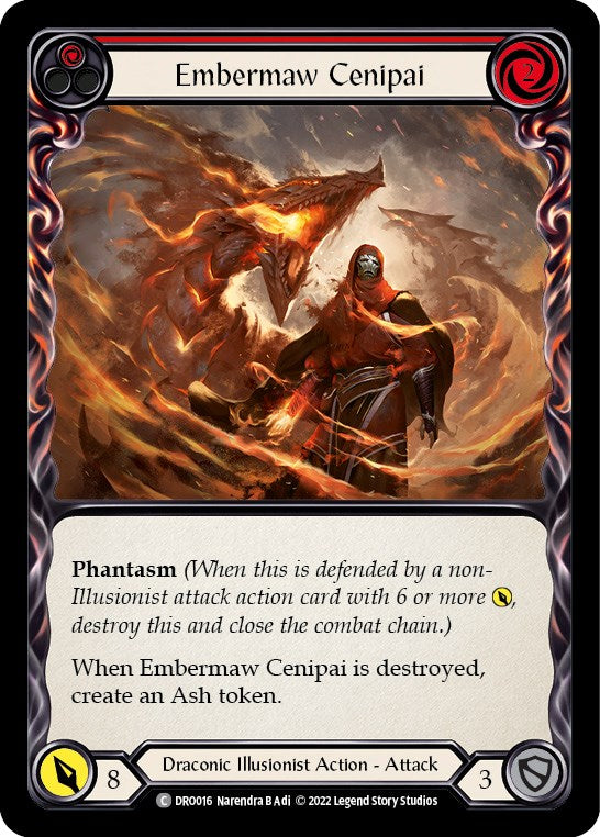 Embermaw Cenipai [DRO016] (Uprising Dromai Blitz Deck) | Arkham Games and Comics