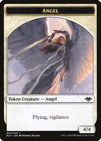 Angel Token (002) [Modern Horizons Tokens] | Arkham Games and Comics