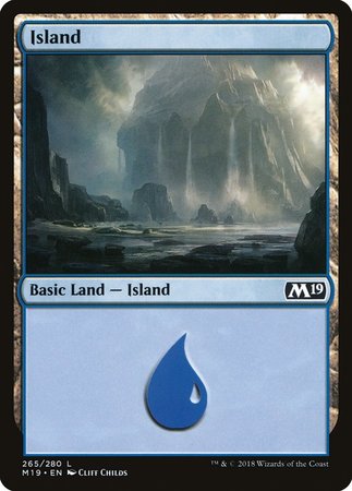 Island (265) [Core Set 2019] | Arkham Games and Comics