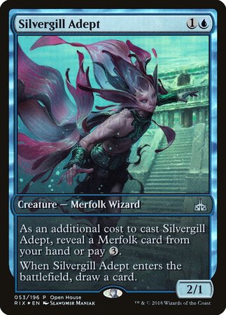 Silvergill Adept [Rivals of Ixalan Promos] | Arkham Games and Comics