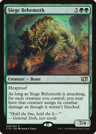 Siege Behemoth [Commander 2014] | Arkham Games and Comics