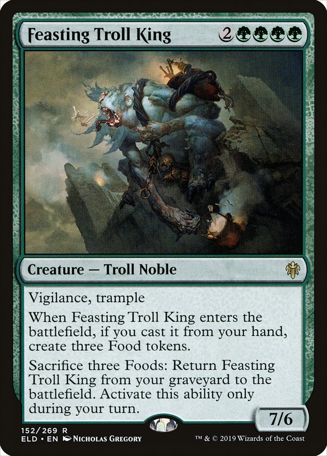 Feasting Troll King [Throne of Eldraine] | Arkham Games and Comics