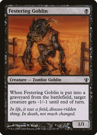 Festering Goblin [Archenemy] | Arkham Games and Comics