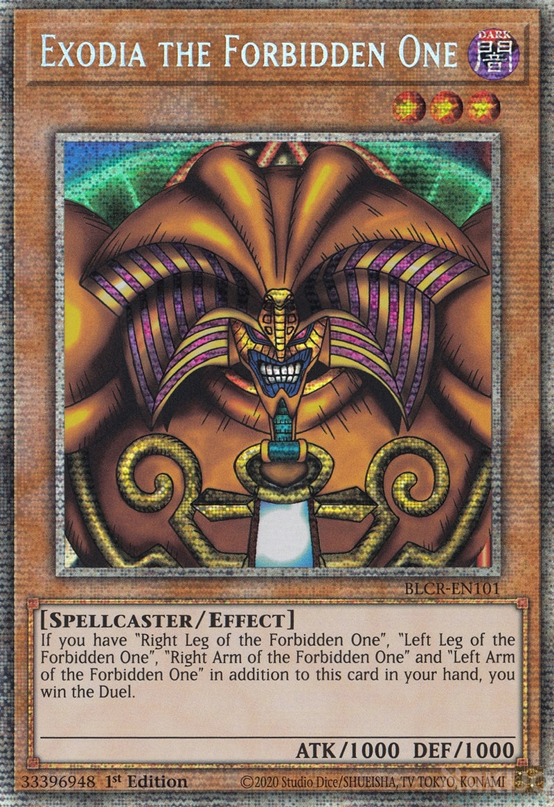 Exodia the Forbidden One [BLCR-EN101] Starlight Rare | Arkham Games and Comics