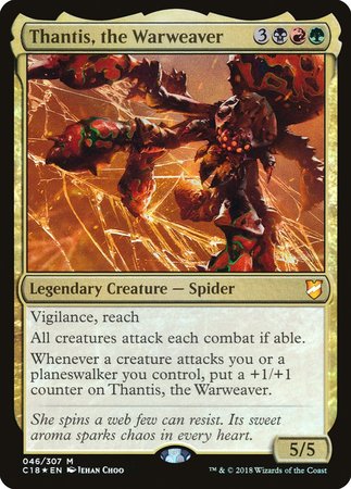 Thantis, the Warweaver [Commander 2018] | Arkham Games and Comics