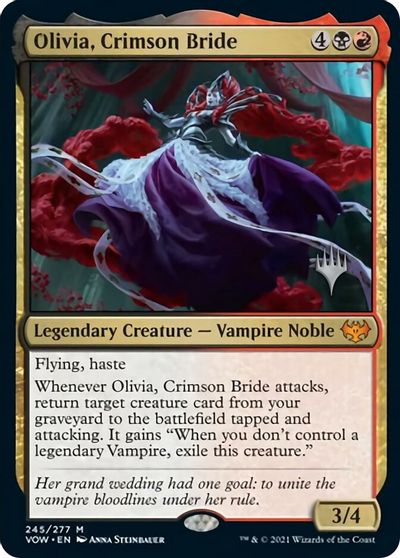 Olivia, Crimson Bride (Promo Pack) [Innistrad: Crimson Vow Promo Pack] | Arkham Games and Comics