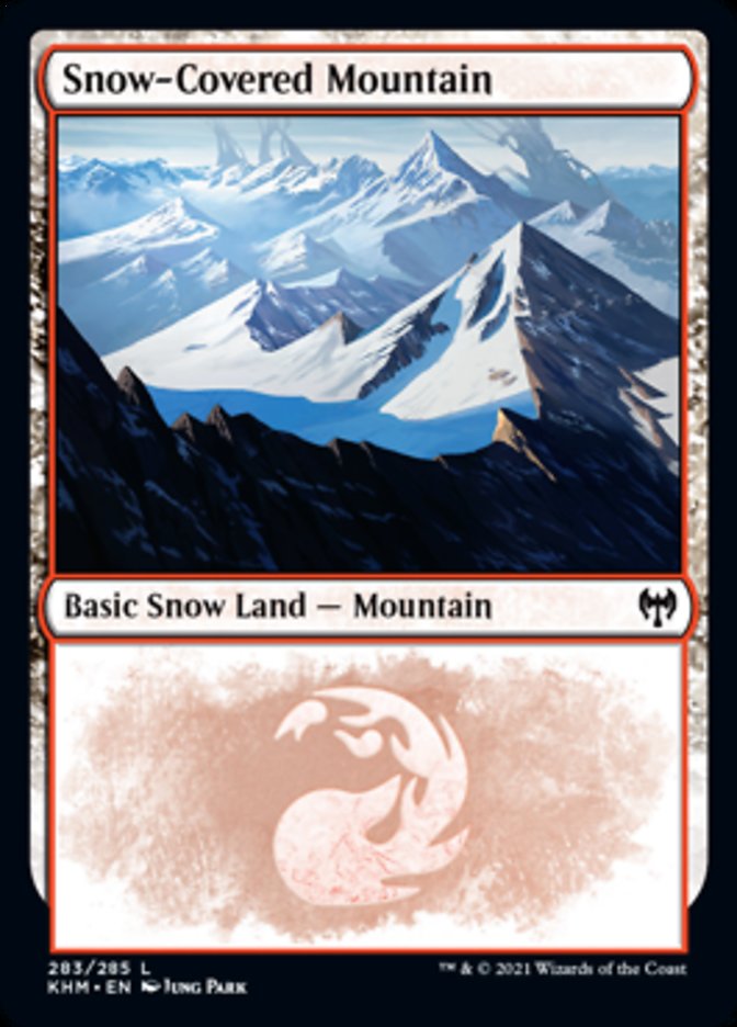Snow-Covered Mountain (283) [Kaldheim] | Arkham Games and Comics