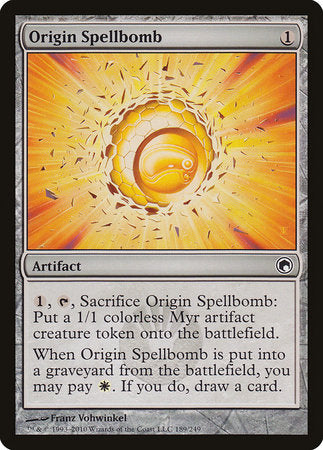 Origin Spellbomb [Scars of Mirrodin] | Arkham Games and Comics