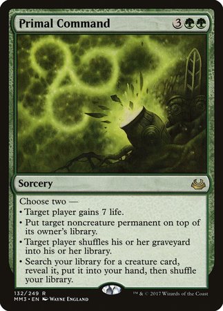 Primal Command [Modern Masters 2017] | Arkham Games and Comics