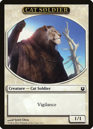 Cat Soldier Token [Born of the Gods Tokens] | Arkham Games and Comics