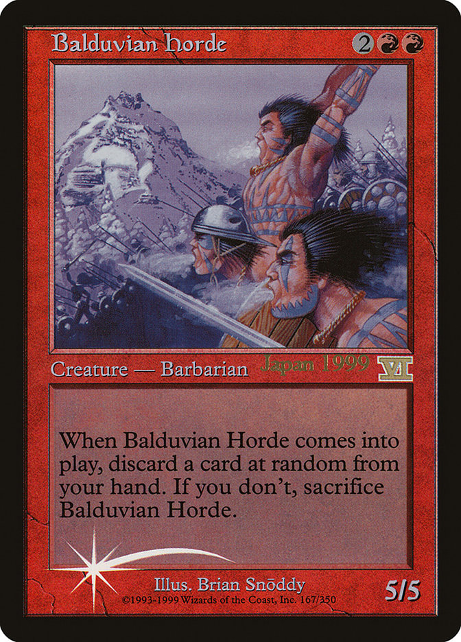 Balduvian Horde (Worlds) [World Championship Promos] | Arkham Games and Comics