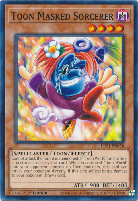 Toon Masked Sorcerer [LDS1-EN058] Common | Arkham Games and Comics