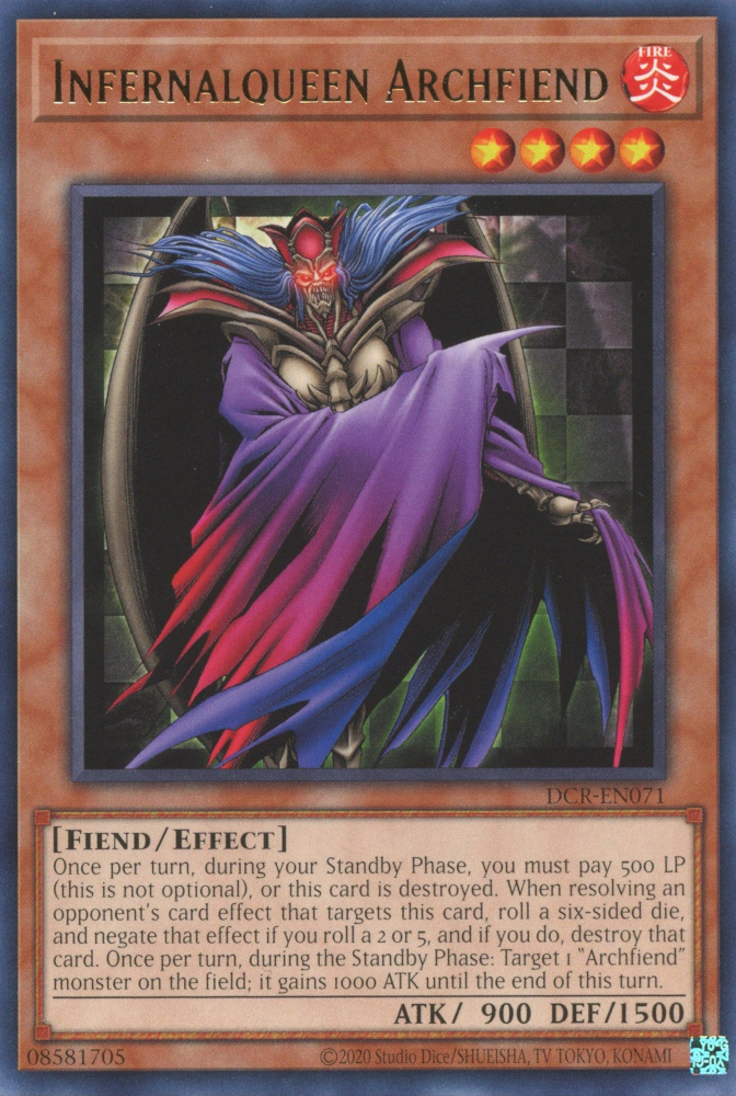 Infernalqueen Archfiend [DCR-EN071] Rare | Arkham Games and Comics