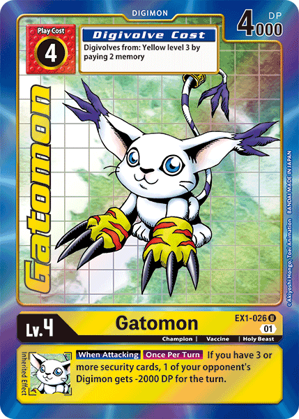 Gatomon [EX1-026] (Alternate Art) [Classic Collection] | Arkham Games and Comics