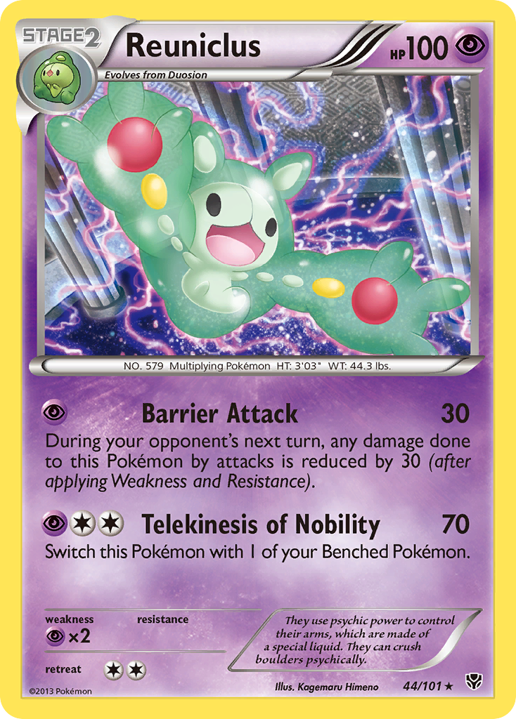 Reuniclus (44/101) [Black & White: Plasma Blast] | Arkham Games and Comics