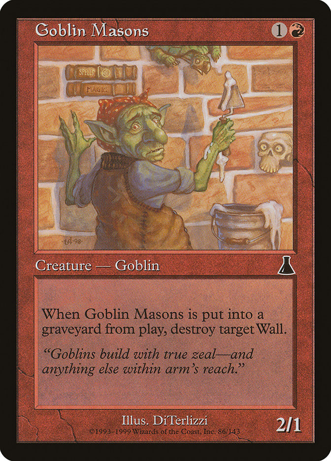 Goblin Masons [Urza's Destiny] | Arkham Games and Comics