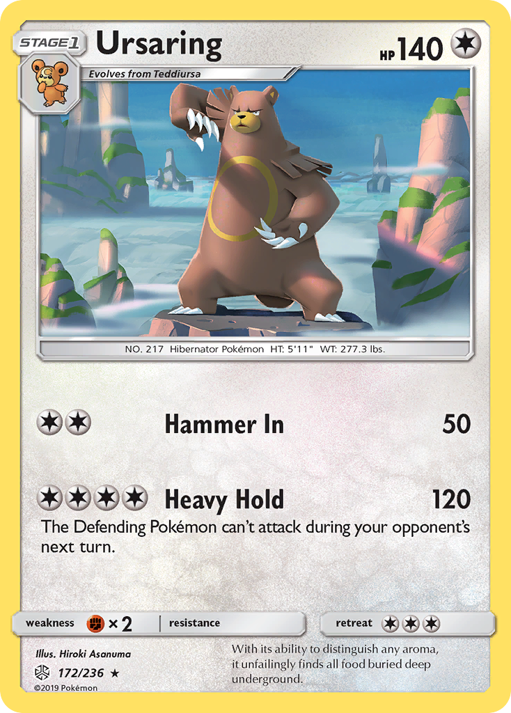 Ursaring (172/236) [Sun & Moon: Cosmic Eclipse] | Arkham Games and Comics