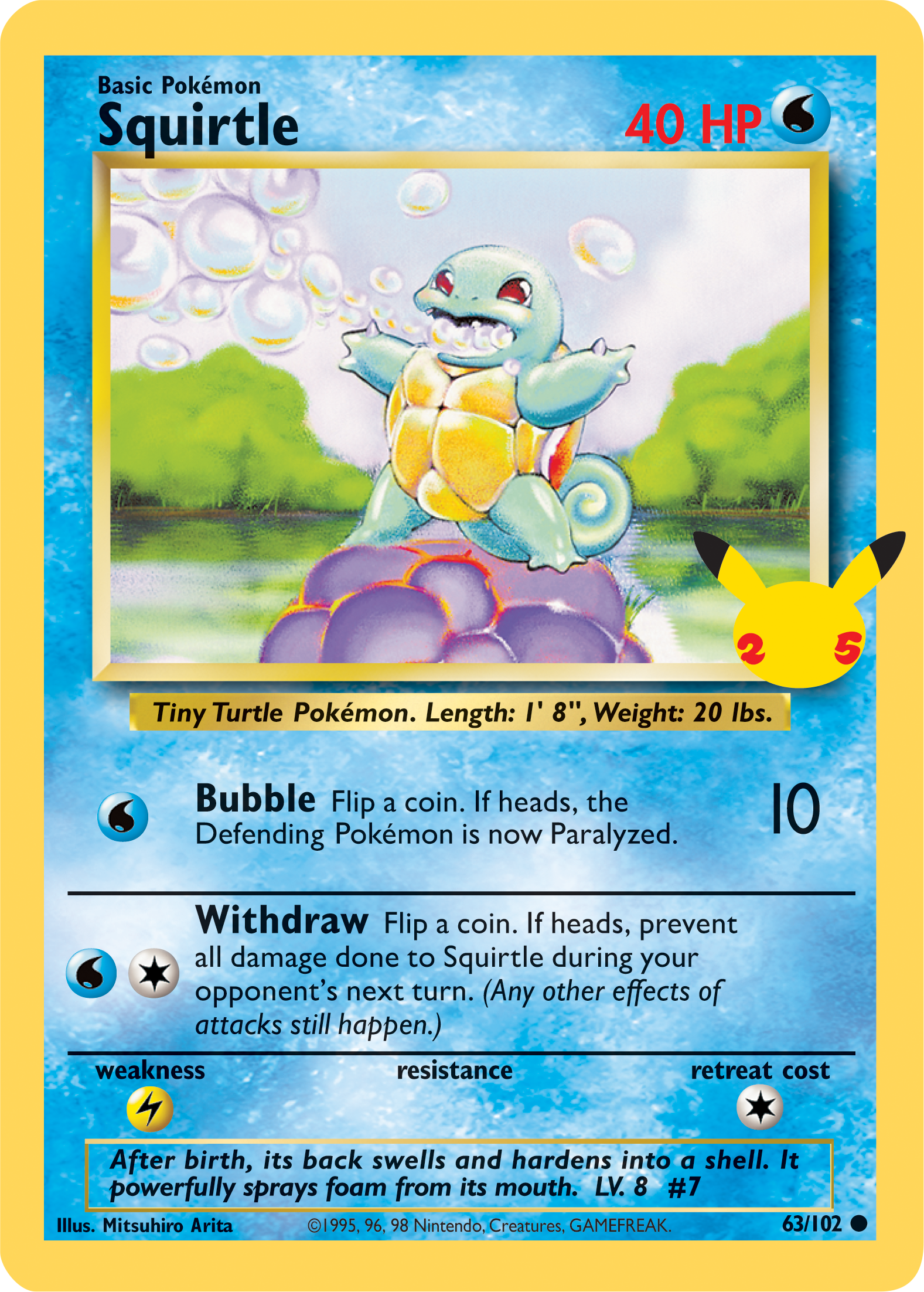 Squirtle (63/102) [First Partner Pack] | Arkham Games and Comics