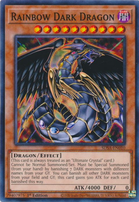 Rainbow Dark Dragon [SDSA-EN010] Common | Arkham Games and Comics