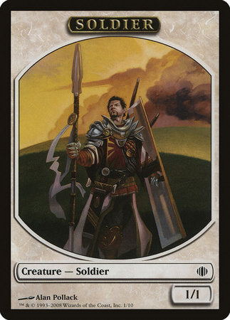 Soldier Token [Shards of Alara Tokens] | Arkham Games and Comics