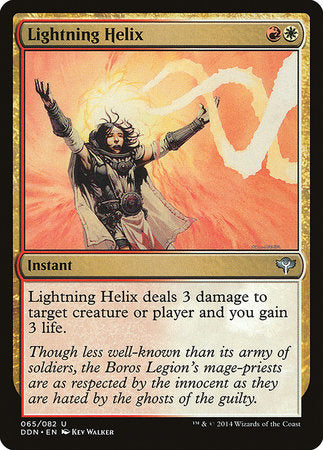 Lightning Helix [Duel Decks: Speed vs. Cunning] | Arkham Games and Comics