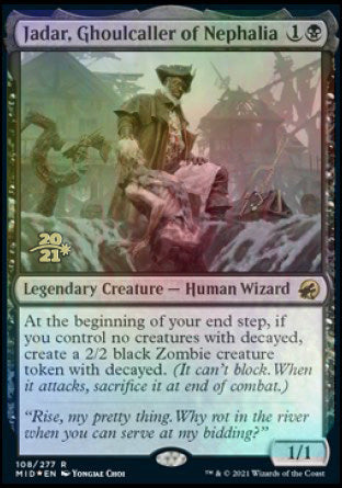 Jadar, Ghoulcaller of Nephalia [Innistrad: Midnight Hunt Prerelease Promos] | Arkham Games and Comics