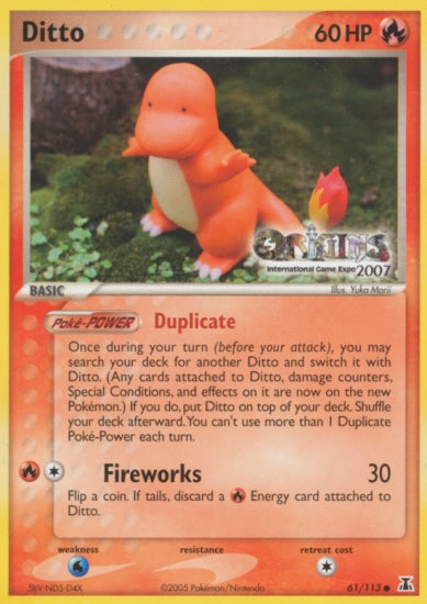 Ditto (61/113) (Origins Game Fair 2007) [EX: Delta Species] | Arkham Games and Comics